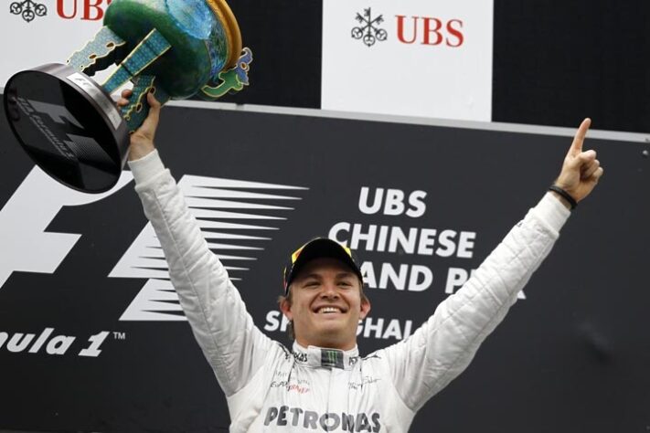 Nico Rosberg disputou 111 corridas até vencer o GP da China de 2012 