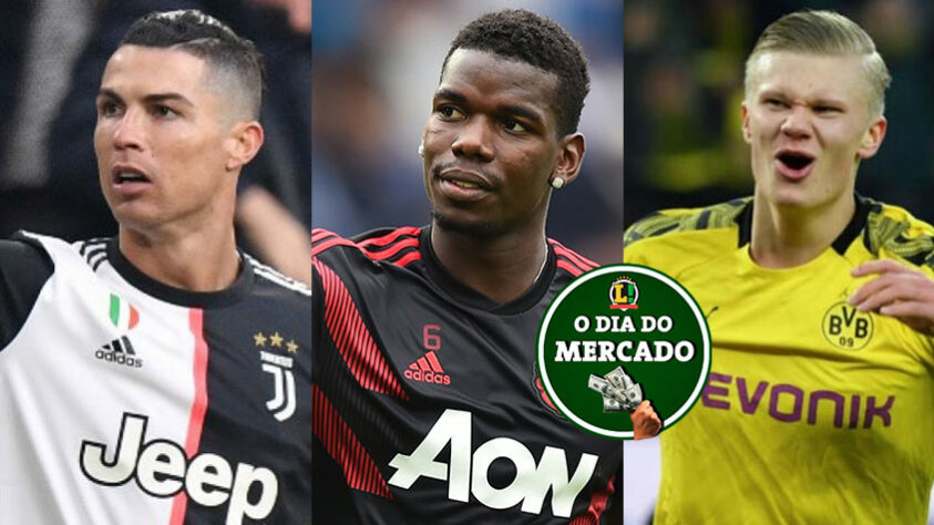 Os grandes craques do futebol europeu agitaram o mercado da bola nesse sábado (12). Uma troca entre dois gigantes pode envolver Cristiano Ronaldo e Pogba. A jovem revelação Earling Haaland pode ir parar na Terra da Rainha para disputar a Premier League em 2021. Essas e muito mais você confere no Dia do Mercado!