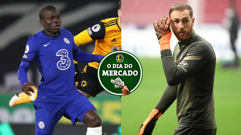 N´Golo Kanté atrai interesse da Inter de Milão e pode já ser negociado em janeiro, dependendo da proposta dos italianos. Oblak, excelente goleiro do Atlético de Madrid, pode estar de mudança para Paris, após o PSG demonstrar interesse em sua contratação. Esses destaques e muitos outros no Dia do Mercado.