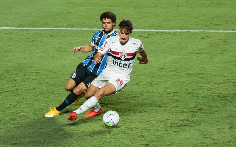 Na semifinal da Copa do Brasil, São Paulo e Grêmio empataram sem gols e o time paulista foi eliminado da competição pois perdeu o jogo de ida por 1 a 0. Veja as notas do LANCE! para o Tricolor na partida de volta e os pontos positivo e negativo do Imortal. (por Redação São Paulo)