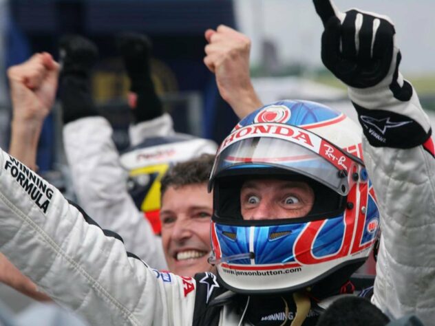 Jenson Button disputou 113 corridas até vencer o GP da Hungria de 2006 