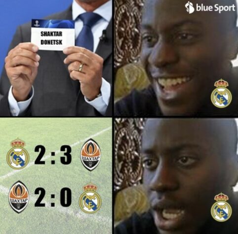 Champions League: os memes de Shakhtar Donetsk 2 x 0 Real Madrid