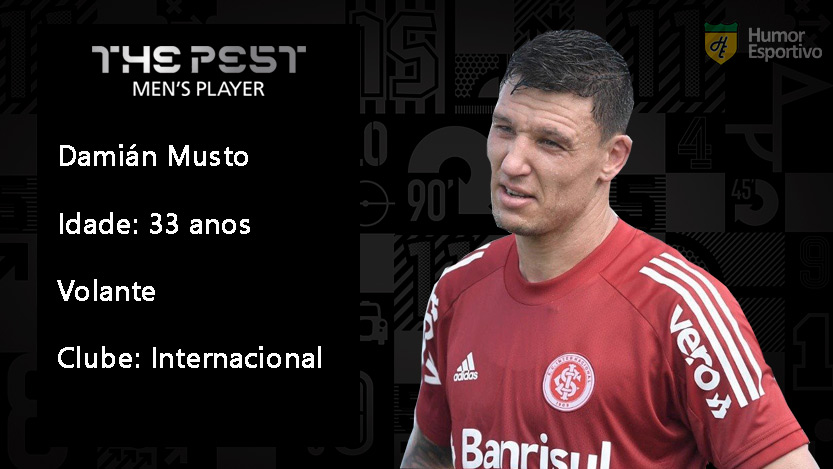 Muitos colorados votaram em Damián Musto para uma possível seleção do "The Pest". O argentino, que deverá deixar o Inter ao final deste ano, não agradou aos torcedores.