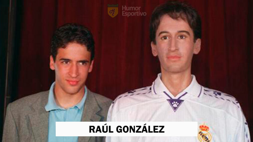 Um dos grandes ídolos da história do Real Madrid, Raúl também já ganhou homenagem em museu de cera