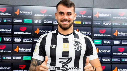 FECHADO - Chegou ao fim a passagem de Felipe Vizeu no Ceará. Sem acordo pela renovação, o atleta será devolvido para a Udinese, dona dos seus direitos federativos.