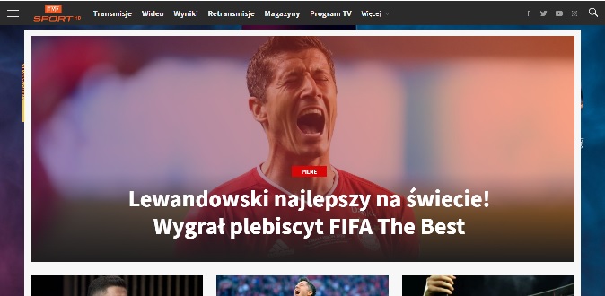 TVP Sport (Polônia) - "Lewandowski é o melhor do mundo! Ele ganhou a maior eleição da Fifa"