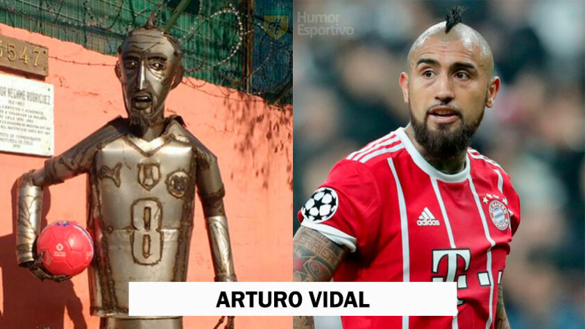 Arturo Vidal virou o Homem de Lata do "O Mágico de Oz"