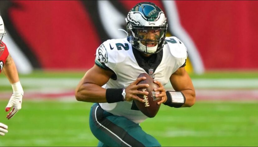 25º Philadelphia Eagles (4-9-1): Com Jalen Hurts, o ataque cresceu de produção e a equipe cria esperanças de conquistar a divisão