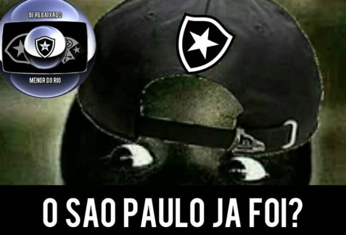 Botafogo é goleado pelo São Paulo e vira piada na web