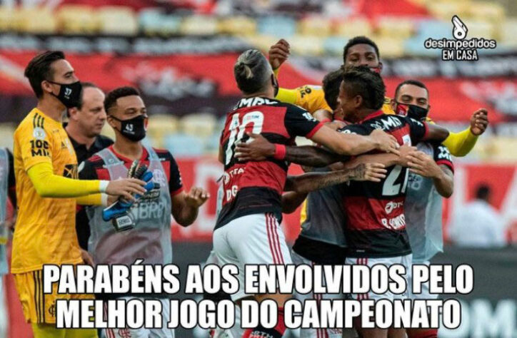 Festinha dos jogadores do Flamengo rende memes nas redes sociais; confira -  Flamengo - Extra Online