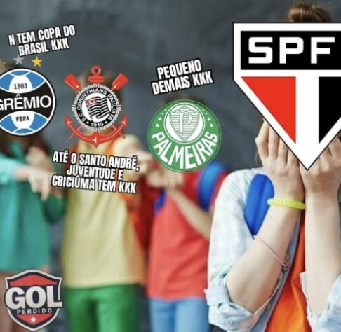 Memes: São Paulo vira piada após eliminação para o Grêmio na Copa do Brasil