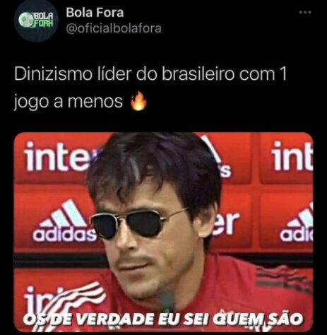 Memes: Torcedores do São Paulo exaltam Fernando Diniz e tiram onda com liderança do Brasileirão