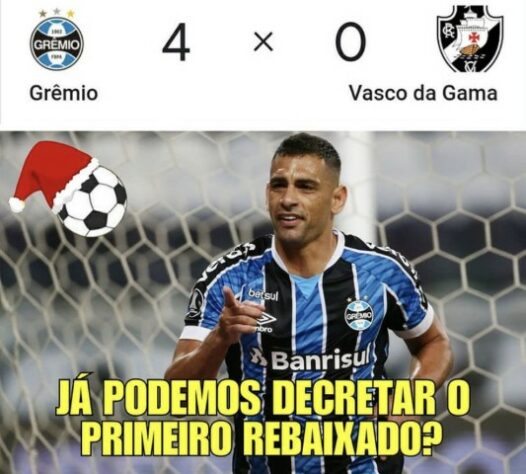 Brasileirão: os melhores memes de Grêmio 4 x 0 Vasco