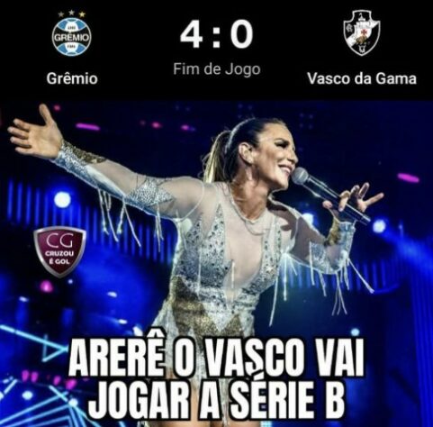 Brasileirão: os melhores memes de Grêmio 4 x 0 Vasco