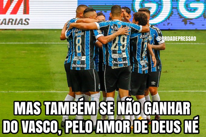 Brasileirão: os melhores memes de Grêmio 4 x 0 Vasco