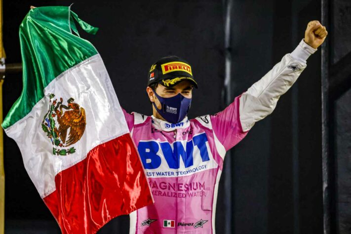9) Sergio Pérez conquistou a primeira vitória da carreira em 2020 e parte para uma nova equipe em 2021. Na Red Bull, o mexicano vai receber £ 4,37 milhões por ano (R$ 32,7 milhões)