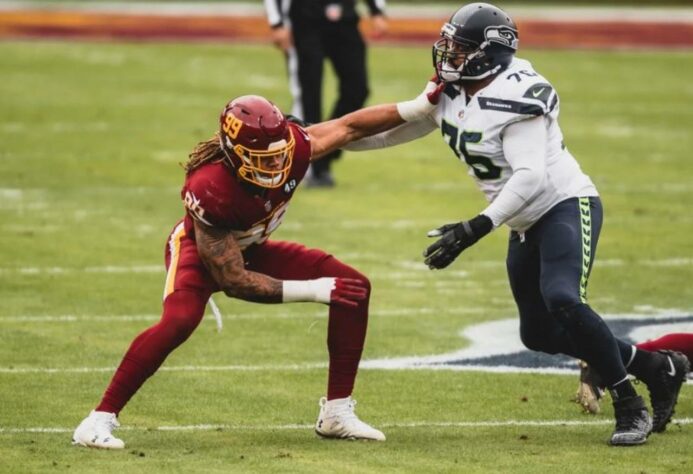 19º Washington Football Team (6-8): Há dois times neste momento. Um com Alex Smith como QB; um com Dwayne Haskins como titular. A equipe com Smith é muito melhor...