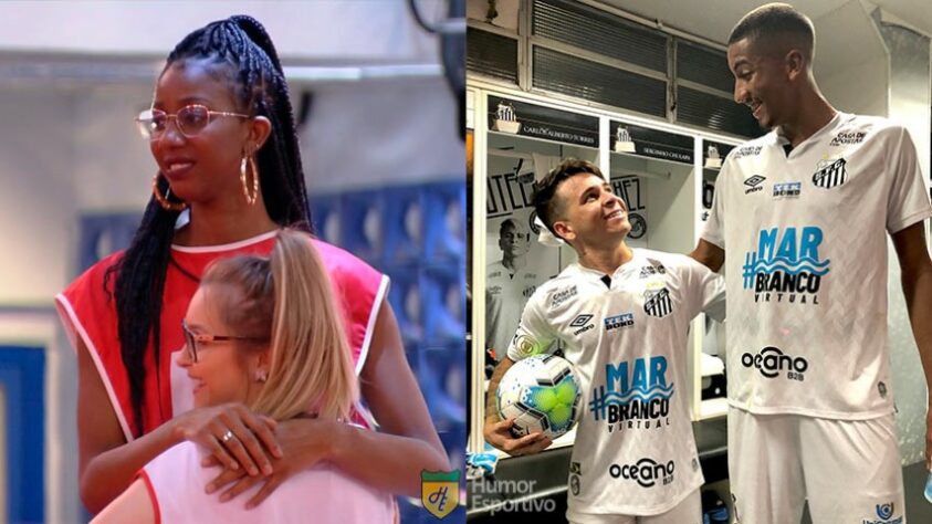 Nesta segunda-feira começou a disputa por 1,5 milhão do Big Brother Brasil e, logo na estreia, a internet foi tomada pelos tradicionais memes. Os mais apaixonados por futebol não ficaram de fora e entraram na zoeira, principalmente fazendo montagens com a diferença de altura entre Camilla de Lucas e Carla Diaz. Veja na galeria! (Por Humor Esportivo)