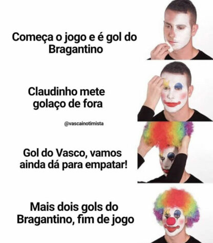 Na zona de rebaixamento do Brasileirão, Vasco é alvo de memes na web