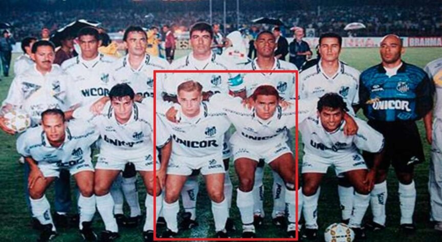 Jamelli e Giovanni - Santos: O meia-atacante e o atacante foram os grandes nomes do Peixe no Campeonato Brasileiro de 1995. O time encantou e quase foi campeão, mas acabou como vice.