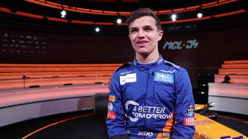 Lando Norris - 19 anos, 4 meses e 4 dias.