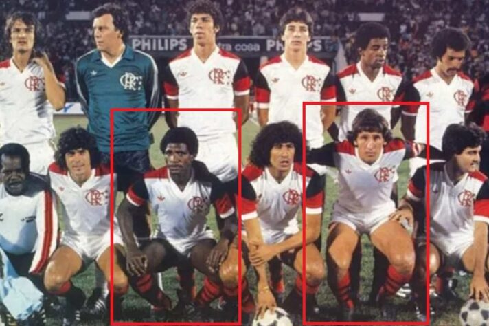 Adílio e Zico - Flamengo: Dupla com grande qualidade. Meias com categoria e poder de chegada ao ataque, o camisa 8 e o camisa 10 ganharam muitos títulos juntos pelo Fla. A lista tem os Cariocas de 1978, 1979, 1979-Especial, 1981 e 1986, os Brasileiros de 1980, 1982 e 1983, a Libertadores de 1981 e o Mundial de 1981.