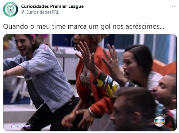 BBB 21: fãs de futebol entram na onda do programa e fazem memes na estreia