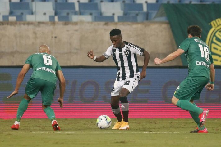 Iván Angulo (atacante - 21 anos - colombiano) - Pertence ao Palmeiras e está emprestado ao Botafogo somente até 21/2 - Reserva no Botafogo, mas visto como jogador de futuro promissor. Mostrou bom futebol na seleção colombiana na Copa do Mundo Sub-20 de 2019.