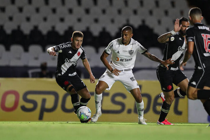 Vasco 3 x 2 Atlético-MG - 23/1/2021 - O time visitante perdeu um pênalti no início do jogo, o Vasco se aproveitou e abriu 3 a 0. A reação do Galo não foi suficiente.