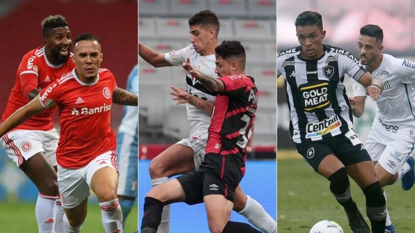 A parte de cima da tabela do Brasileirão ficou ainda mais disputada com os resultados da 30ª rodada. Já o Botafogo perdeu mais uma e assumiu a lanterna. O LANCE! montou aqui uma galeria atualizada com as chances de cada clube, de título, vaga para a Libertadores (G6) e rebaixamento. Os dados são do Departamento de Matemática da Universidade Federal de Minas Gerais (UFMG). Veja: