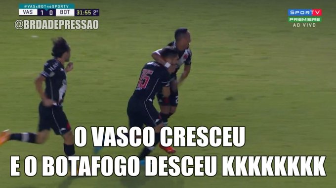 Brasileirão: os melhores memes de Vasco 3 x 0 Botafogo