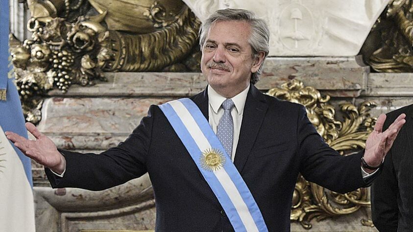 Alberto Fernandez, atual líder do executivo da Argentina, é fanático pelo Argentino Juniors.