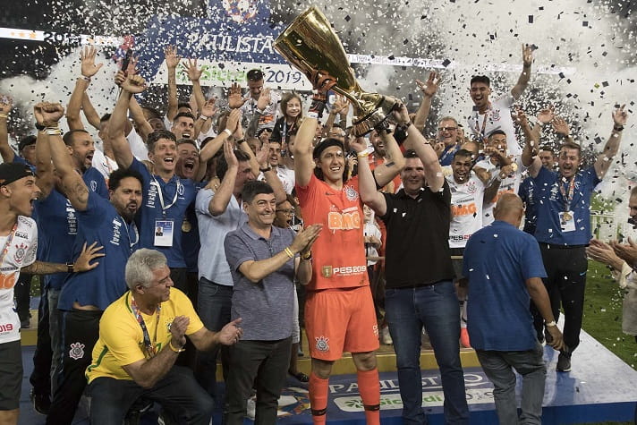 11º) 21/4/2019 - Corinthians 2 x 1 São Paulo - Com a vitória, o Timão levantou o tricampeonato estadual consecutivo e o primeiro título em mata-mata sobre o rival na Arena.