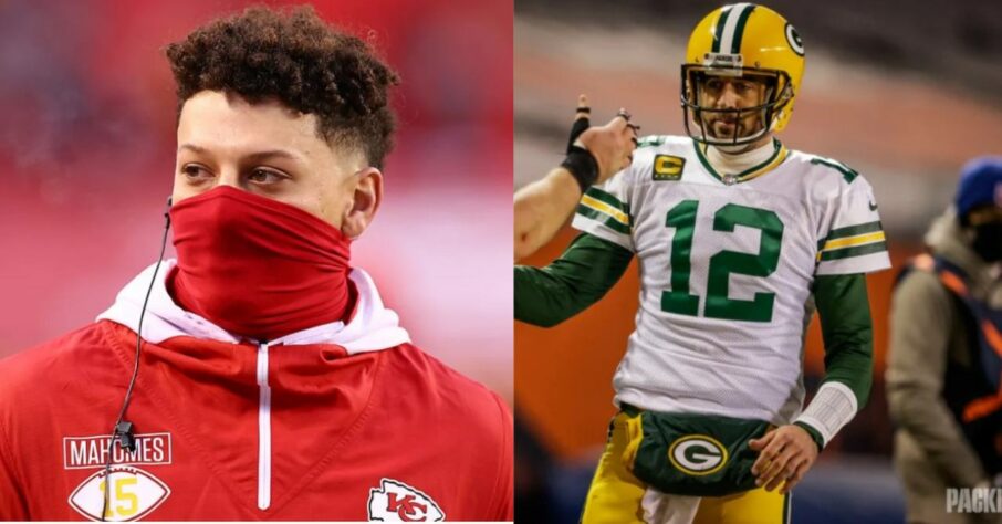 Patrick Mahomes x Aaron Rodgers! Ao final, os dois astros foram os mais valiosos na temporada da NFL. Quem ganha o prêmio de MVP?