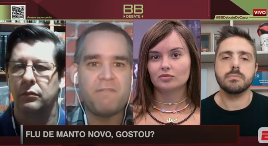 BBB 21: a participante Thaís tem sido comparada ao comentarista Mauro Cezar nas redes sociais