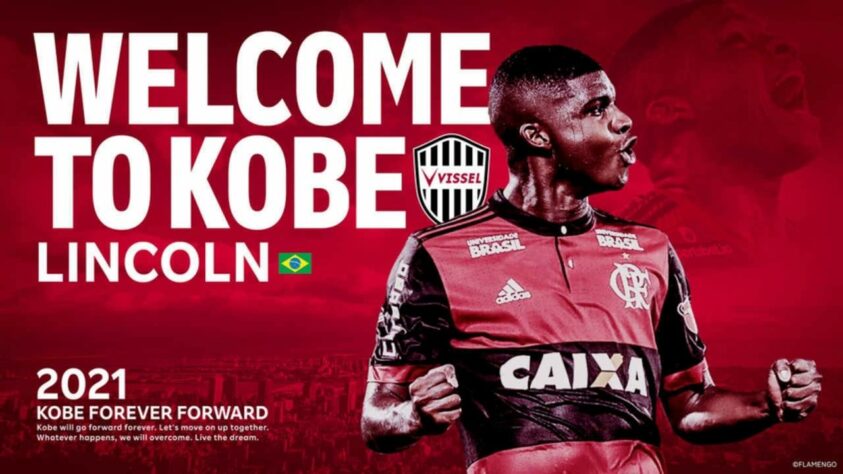 Lincoln: revelado pelo Flamengo, Lincoln não conseguiu fazer bons jogos pelo Rubro-Negro e ficou marcado pelo alto número de gols perdidos, entretanto rendeu 2,5 milhões de euros aos cofres do clube ao fechar com o Vissel Kobe, do Japão.