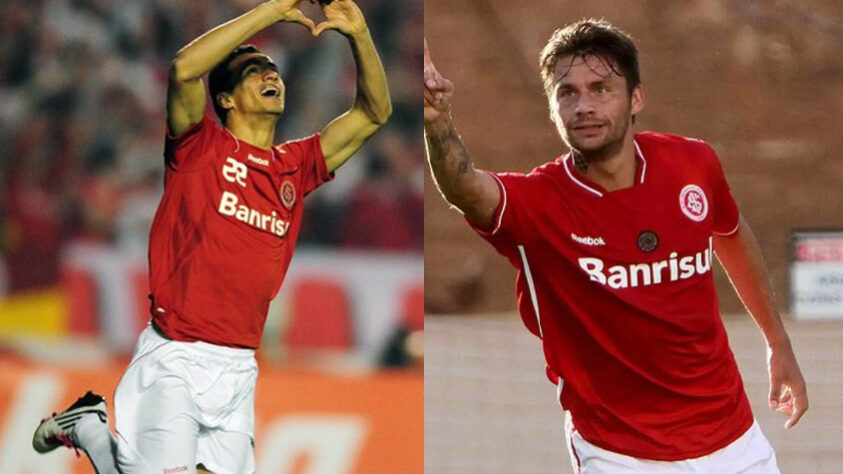 INTERNACIONAL - Leandro Damião e Rafael Sóbis - No ano em que o Inter levou o Campeonato Gaúcho, Leandro Damião comandou o time com 38 gols. Seu companheiro no ataque, Rafael Sóbis, fez 3 gols em 15 jogos.