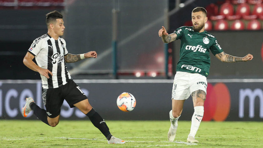 Libertad-PAR 1 x 1 Palmeiras – estádio Defensores del Chaco, em Assunção (PAR) – 8/12/2020 – Quartas de final (ida) – Gol: Gómez.