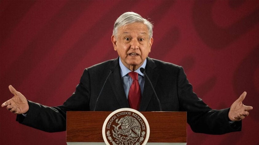 Presidente do México desde 2018, López Obrador torce para o Pumas, clube da Cidade do México.