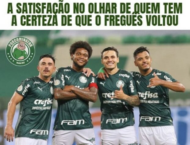 Palmeiras atropela o Corinthians por 4 a 0 e resultado rende memes nas redes sociais