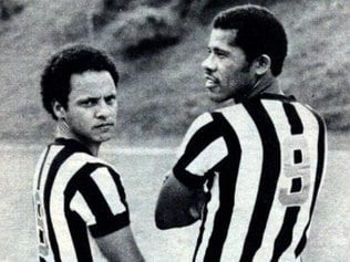 Reinaldo e Dadá Maravilha - Atlético-MG: Dois dos maiores atacantes do Galo chegaram a jogar juntos em 1978 e 1979. Dadá Maravilha era bem experiente no período, mas seguia fazendo seus gols. Foram campeões do Campeonato Mineiro em 1978.