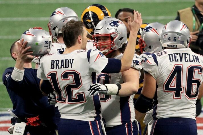 9 - Super Bowl LIII: New England Patriots 13 x 3 Los Angeles Rams. Data: 03/02/2019. Local: Atlanta. Temporada 2018.