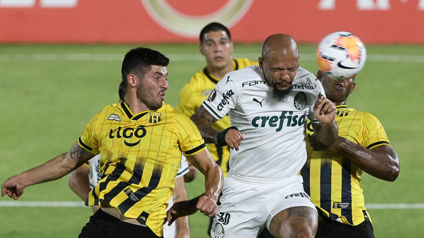 O único tropeço do Palmeiras na fase de grupos foi no empate sem gols contra o Guaraní, no Paraguai.