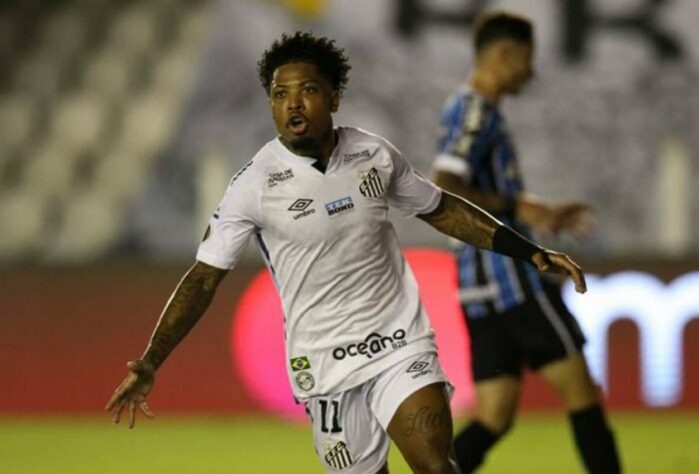 Destaque do Santos na Libertadores, Marinho já revelou que torcia para o rival Palmeiras quando criança.