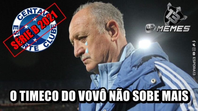 Memes: Cruzeiro fica na Série B e sofre com zoeiras nas redes sociais