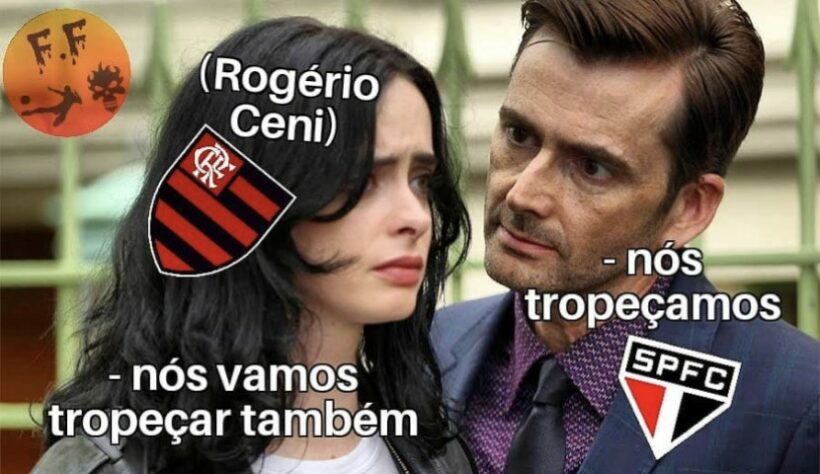 Flamengo e Rogério Ceni são alvo de memes após derrota para o Athletico Paranaense