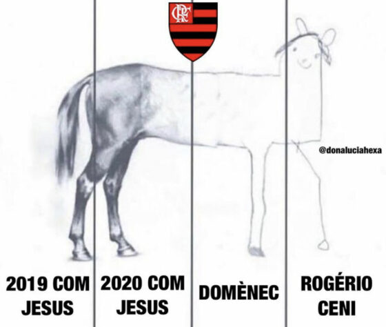 Flamengo e Rogério Ceni são alvo de memes após derrota para o Athletico Paranaense