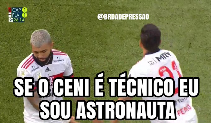 Flamengo e Rogério Ceni são alvo de memes após derrota para o Athletico Paranaense