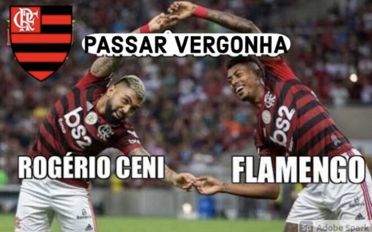 Flamengo e Rogério Ceni são alvo de memes após derrota para o Athletico Paranaense