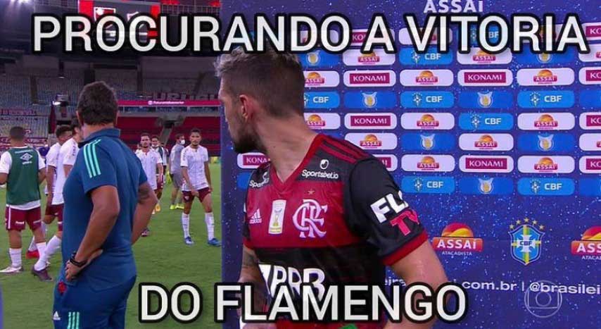 Brasileirão: os melhores memes de Flamengo 1 x 2 Fluminense